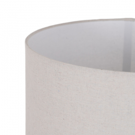 Lampa ceramica alba cu abajur natural|Lampi moderne pentru decor minimalist sau scandinav [1]