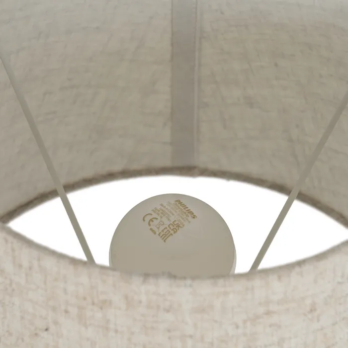 Lampa bej-argintie moderna|Lampi de masa pentru decor de lux [5]