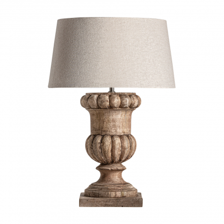 Corpuri de iluminat - Lampa masa provensala mango bumbac|Lampi rustice