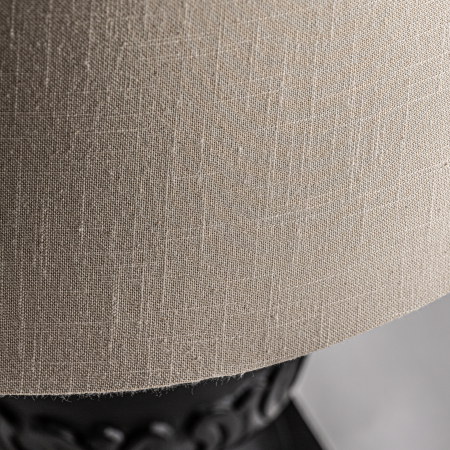 Lampa masa provensala mango negru alb|Lampi rustice moderne [1]