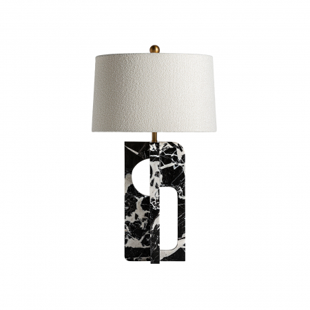 Lampa masa Art Deco marmura bicolora|Lampile elegante [0]
