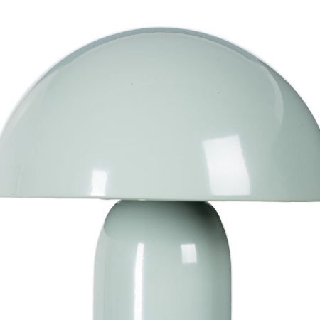 Lampă de masă din metal verde deschis tip ciupercă – pastel [2]