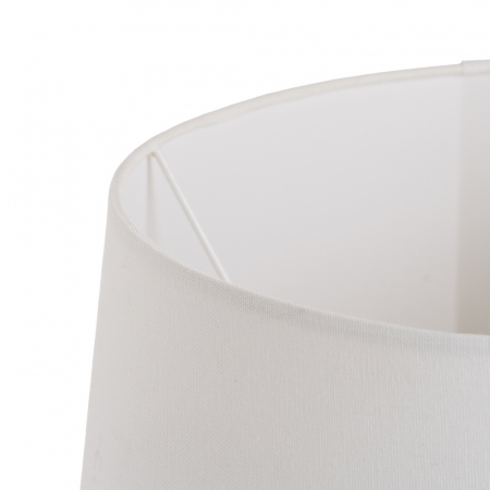 Lampa portelan alb-maro cu abajur in pentru noptiera|Lampi decorative pentru iluminat stilat [1]