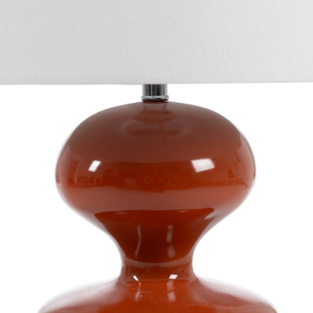 Lampa de masă din rășină teracotă – formă totemică [3]