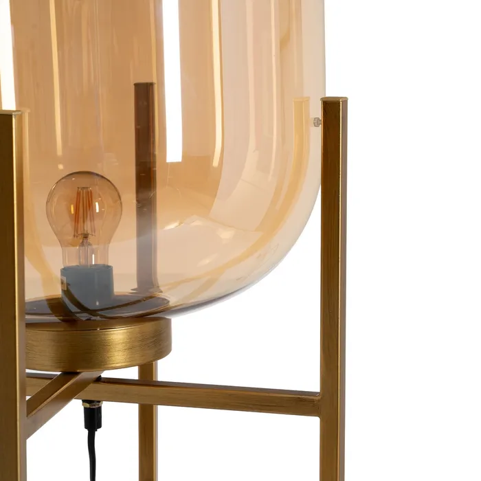 Lampă de masă sticlă și metal|Corpuri de iluminat pentru birou [2]