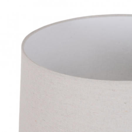 Lampa din teracota alba cu abajur in pentru iluminat cald|Lampi rustice pentru decoruri naturale [1]