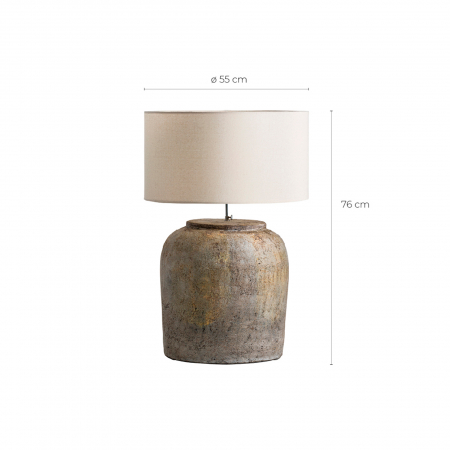 Lampa masa coloniala teracota|Lampi decorative rustice [2]