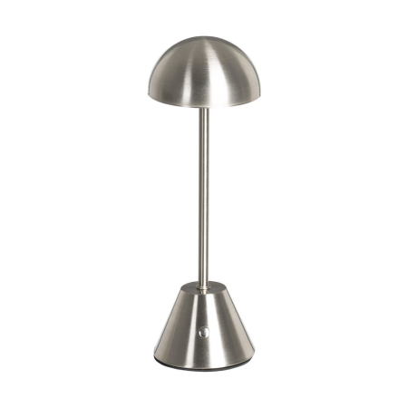 Corpuri de iluminat - Lampă de masă LED tactilă culoare oțel cu cupolă rotundă