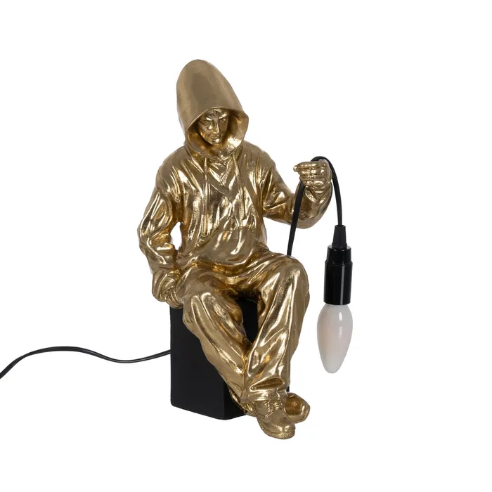 Corpuri de iluminat - Lampă Man auriu|Iluminat decorativ sofisticat