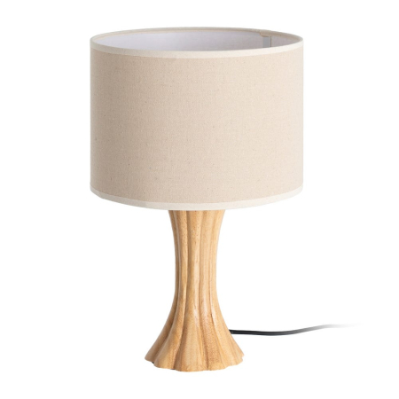 Veioze, Lampi de Birou - Lampă de masă naturală bază sculpturală