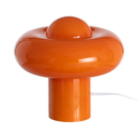 Veioze, Lampi de Birou - Lampă de masă portocalie cu design Halo