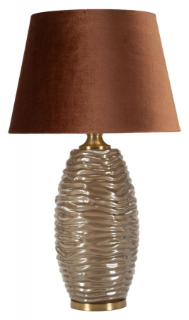 lampa decor glam bej maronie, creativdeco