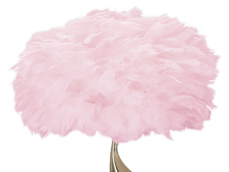 Lampa de masa roz | Veioza cu pene glamour CreativDeco [1]