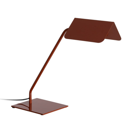 Veioze, Lampi de Birou - Lampă de masă terracotta cu abajur Linea