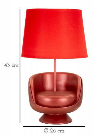 Lampa de noptiera rosie Midcentury CreativDeco [5]