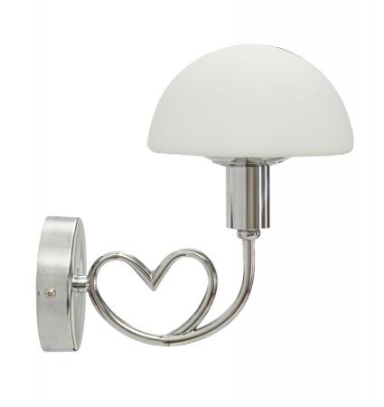 Aplica, Lampa de perete - Lampa perete argintie | Design contemporan | CreativDeco