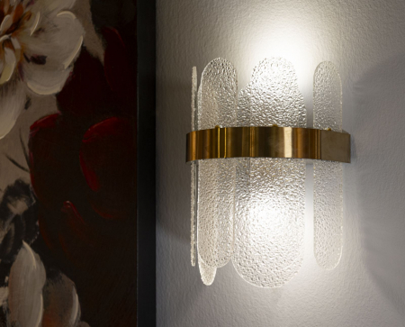 Lampa perete inel auriu | Iluminat ambiental CreativDeco [1]