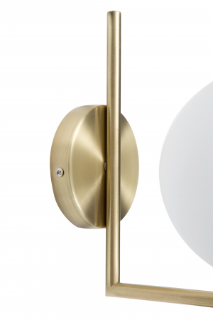 Aplica Glamy, auriu/alb, fier/sticla [4]