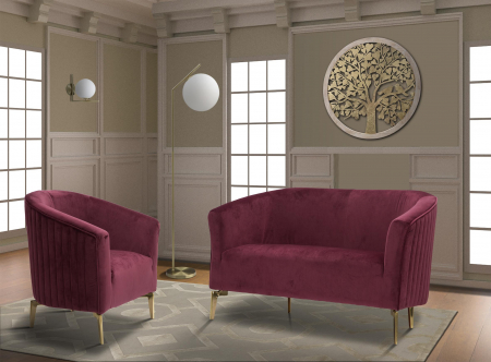 Aplica Glamy, auriu/alb, fier/sticla [2]