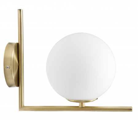 Aplica Glamy, auriu/alb, fier/sticla [7]