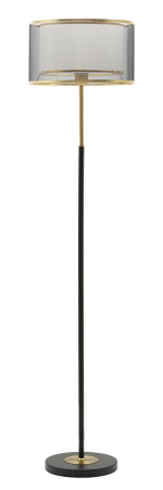 Lampa de podea, Lampadare - Lampa podea abajur dublu alb gri CreativDeco