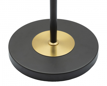 Lampa podea abajur dublu alb gri CreativDeco [2]