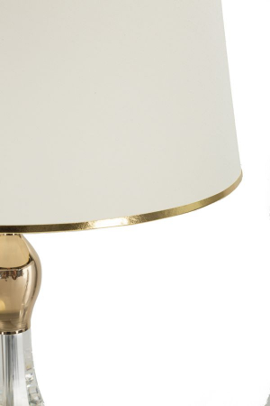 Lampa de podea alba aurie glam CreativDeco [3]