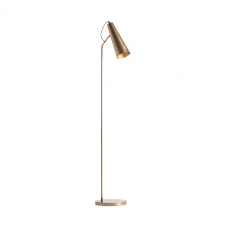 Lampa de podea, Lampadare - Lampa de podea Art Deco din alama aurita - Verticalitate luxoasa