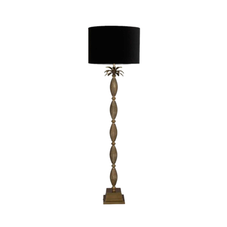 Lampa de podea, Lampadare - Lampă de podea aluminiu bronz negru ananas