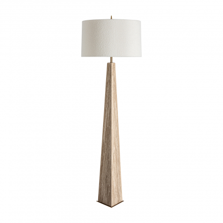 Lampa de podea, Lampadare - Lampa de podea Art Deco bronz bej|Iluminat interior de lux