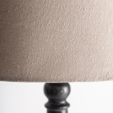 Lampa podea clasica lemn mango alb negru|Lampi elegante [1]