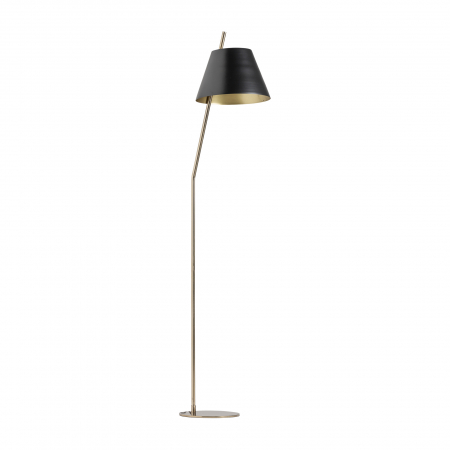 Lampa de podea, Lampadare - Lampa podea Art Deco auriu lemn|Lampadare luxoase