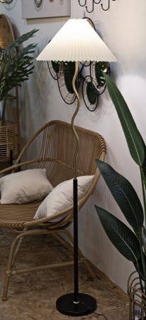 Lampa de podea eleganta abajur plisat CreativDeco [4]