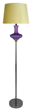 Lampa de podea, Lampadare - Lampa de podea violet | Lampadar sofisticat CreativDeco