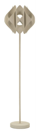 Lampa de podea, Lampadare - Lampă de podea modernă crem abajur sculptural Space