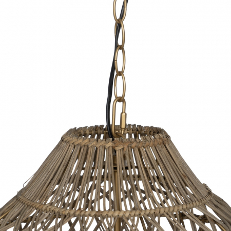 Lustra suspendata ratan si margele CreativDeco - Design elegant pentru interioare [5]