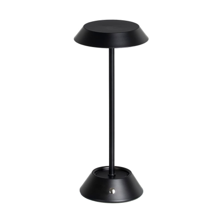 Corpuri de iluminat - Lampă LED neagră de masă cu control tactil