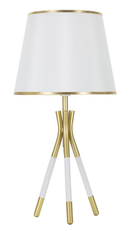 Lampa moderna tripod alb-auriu design italian CreativDeco