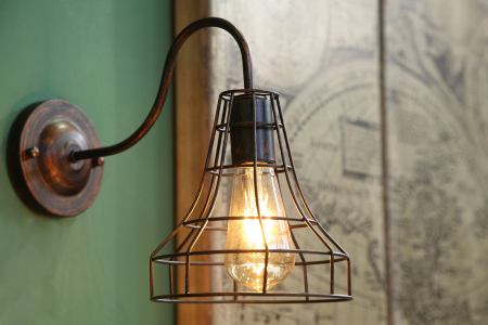 Lampa perete Industry A, metal negru - creativdeco.ro [1]