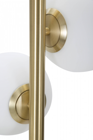 Lampadar Glamy Dark, auriu negru alb [4]