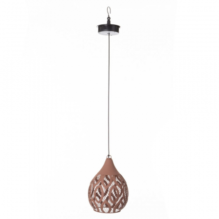 Corpuri de Iluminat Exterior - lampa-solara-suspendabila-rosie-orientala