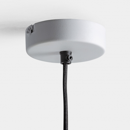 Lampa suspendata Art Deco fier alb auriu|Lampi elegante [5]