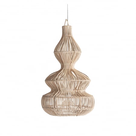 Stil de design - Lampa suspendata mica ratan|Iluminat intim|Lampi boho compacte
