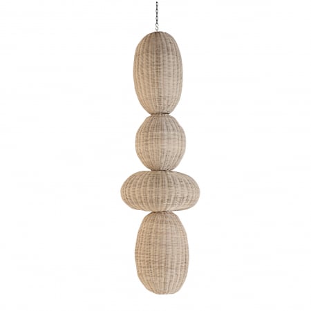 Lampa suspendata boho ratan|Corpuri iluminat relaxante [6]