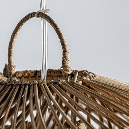 Lampa suspendata ratan|Iluminat contemporan natural [3]