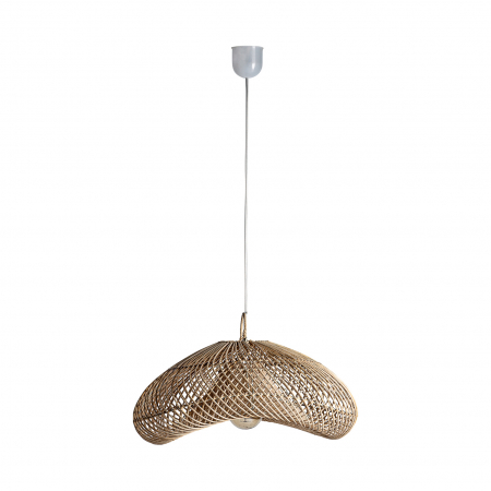 Lampa suspendata ratan|Iluminat contemporan natural [1]