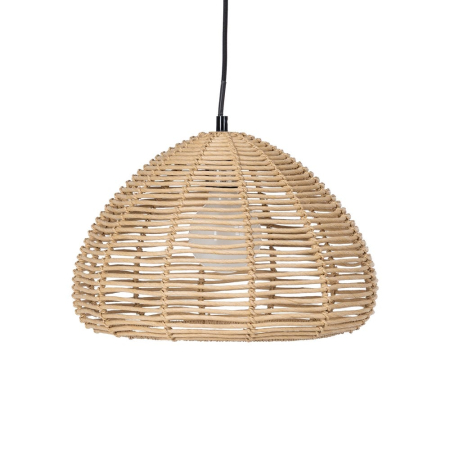 Lustre, Lampi suspendate - Lampa suspendată din sfoară de hârtie naturală cu împletitură verticală și volum compact