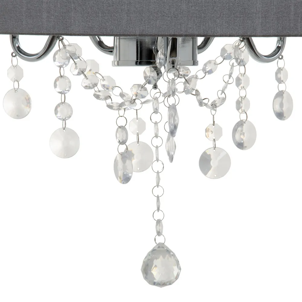 Lampa suspendata Grey, metal, gri, Ixia [2]