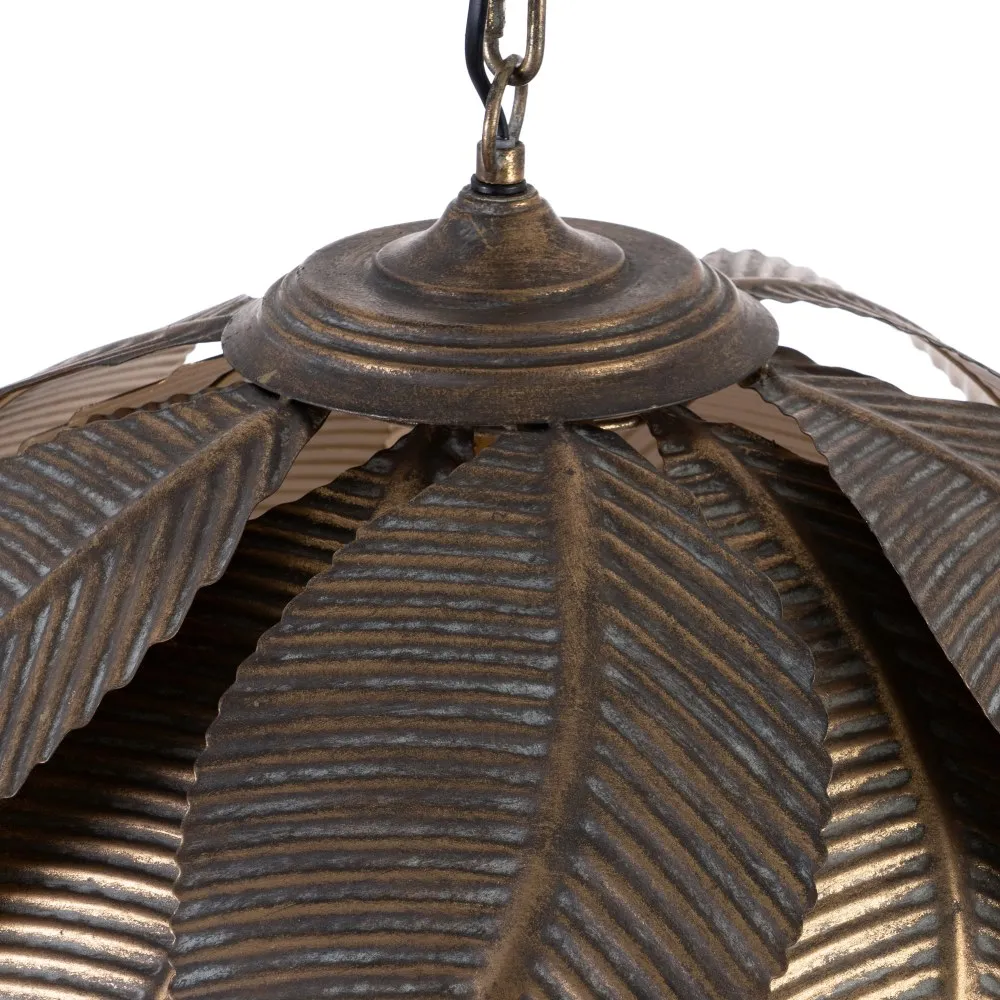 Lampa suspendata Leaves, metal, auriu, Ixia [1]