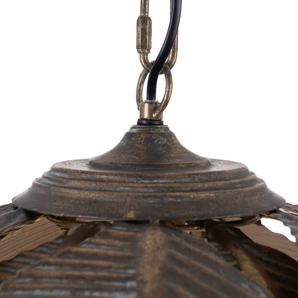 Lampa suspendata Leaves, metal, auriu, Ixia [4]